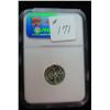 Image 2 : 710. 1999 S Silver Roosevelt Dime. NGC slabbed PF69 Ultra Cameo