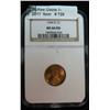 Image 1 : 729. 1944 D Lincoln Cent. NGC slabbed MS 66 RD.