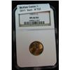 Image 1 : 732. 1945 D Lincoln Cent. NGC slabbed MS 66 RD.