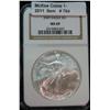Image 1 : 764. 2007 U.S. Silver Eagle Dollar NGC slabbed MS 69.