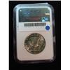 Image 2 : 791. 1957 D Franklin Half Dollar. NGC slabbed MS 65.