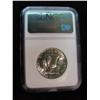 Image 2 : 803. 1961 D Franklin Half Dollar. NGC slabbed MS 64FBL.