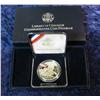Image 2 : 936. 1800-2000 P Silver Proof Library of Congress Dollar. Original as issued.