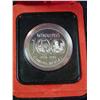 Image 1 : 961. 1874-1974 Proof Canada (Winnipeg) Silver Dollar in original box of issue.