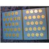 Image 2 : 1009. 1962-1995 Complete Set of Jefferson Nickels in a Whitman folder. (65 pcs.)