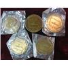 Image 2 : 1032. (5) Different Webster City, Iowa Bronze Medals. Gem BU.