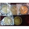 Image 1 : 1033. (5) Different Webster City, Iowa Bronze Medals. Gem BU.