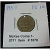 Image 1 : 1070. 1857 Flying Eagle Cent. F-12.