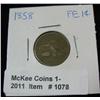 Image 1 : 1078. 1858 Small Letters Flying Eagle Cent. F-12.