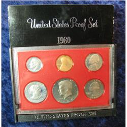 1114. 1980 S U.S. Proof Set. Original as issued.