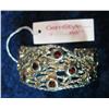 Image 1 : 1172. Ladies Gem Style Bracelet with synthetic Garnets. New.