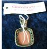 Image 2 : 1182. Gem Style Mother-of-Pearl Pendant ready to be hung on a