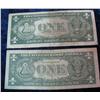 Image 2 : 1284. Series1935D & 57A Star 1-Dollar Silver Certificates. G-VG