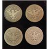 Image 2 : 1307. 1901P, 09P, 14P & 16P Barber Quarters.AG-VG.