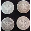 Image 2 : 1311. 1909P, 09D, 14P & 16D Barber Quarters. G-VG.