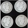 Image 1 : 1352. 1915P, 15D, 16P & 16D Barber Quarters. AG-VG.