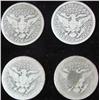 Image 2 : 1352. 1915P, 15D, 16P & 16D Barber Quarters. AG-VG.