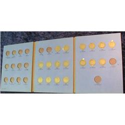 1364. 1896-12 Partial Set Liberty Head Nickels. (17) Coins in Whitman Folder.