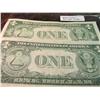 Image 2 : 1405. (2) Series 1935F 1-Dollar Silver Certificates. AU-Unc.