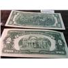 Image 2 : 1413. Series 1928G & 1976 $2. Notes. AU-Unc.