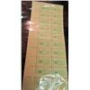 Image 2 : 1446. .08c Postal Workers Mint Plate Strip of 20. $1.60 Face Value.