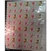 Image 1 : 1454. .20c Flowers Mint Stamp Sheet. $4.80 Face Value.