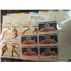 Image 1 : 1468. (12) .13c Olympic Stamps, (5) .15c Viking Missions Plate Blocks.