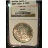 Image 1 : 1576. 1897 P U.S. Morgan Silver Dollar. NGC slabbed MS 63.