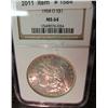 Image 1 : 1584. 1904 O U.S. Morgan Silver Dollar. NGC slabbed MS 64.