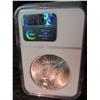 Image 2 : 1592. 1925 P U.S. Peace Silver Dollar. NGC slabbed MS 64.