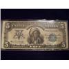 1899 Indian Chief $5 Silver Certificate