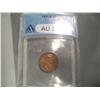 Lincoln Wheat Ears Reverse Cent ANACS AU-53