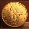 1904 Gold $20 Brilliant Uncirculated Liberty Double Eagle Coin