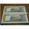 Image 2 : 2-1974 BAHAMAS DOLLARS (CONSECUTIVE SERIAL #'S)