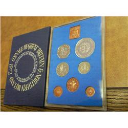 1972 GREAT BRITAIN AND NORTHERN IRELAND PROOF SET