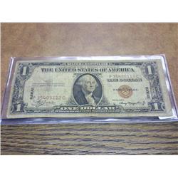 1935-A US $1 SILVER CERTIFICATE HAWAII OVERPRINT