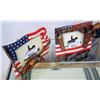 Image 2 : 2 Western Picture Frames w/ American Flag