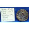 Image 1 : 1989 $5 Silver "Maple Leaf" Uncirculated Toned