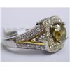 Image 2 : 14K WHITE GOLD UNITY RING AIG APPRAISAL $10,900.00