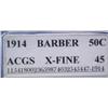 Image 3 : 1914-P Barber Half Dollar ACGS XF-45 Key Date