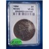 Image 1 : 1894 Morgan Silver Dollar in NCGS Grading Slab, Graded Very Fine-25. EXTREMELY LOW MINTAGE 1 of only