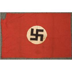 ORIGINAL NAZI PARTY FLAG-GI BRINGBACK W/SWASTIKA 17X25