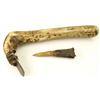 Collection of 2 includes bone handled scraper