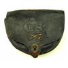 Black US leather ammo pouch
