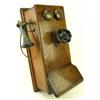 Antique Oak wall phone