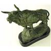 Image 1 : Bronze sculpture of a bull signed Barye