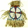 Image 2 : Good beaded leather drawstring bag