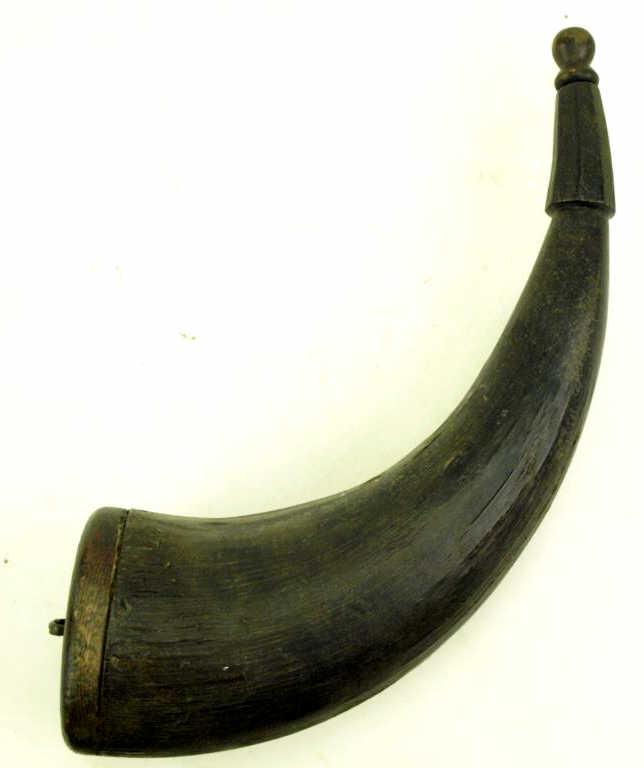 Good early buffalo powder horn