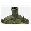 Nicely carved beaver effigy T bowl pipe