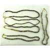 Collection of 4 early trade bead necklaces
